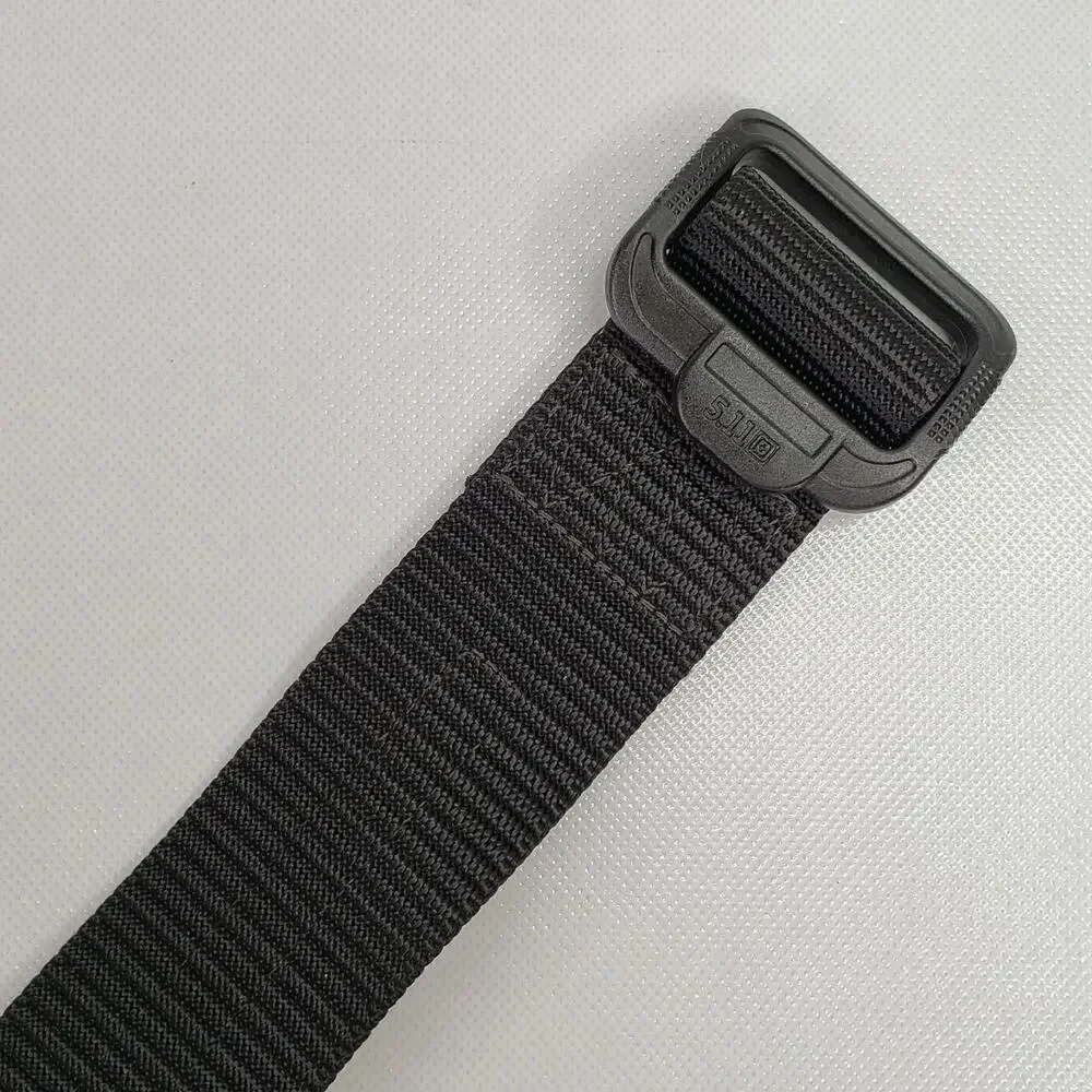 5.11 Tactical TDU Belt Men's Size 32-34 Black Nylon Webbing Buckle